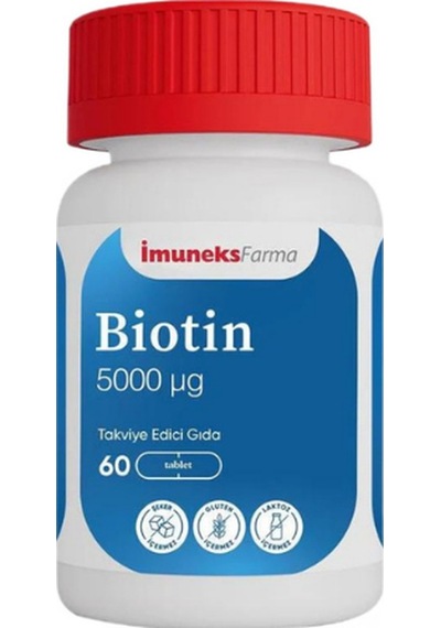 İmuneks Biotin 5000MG 60 Tablet