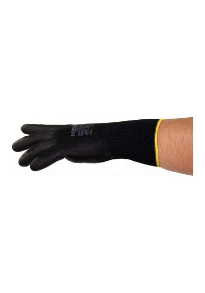 Hegi Pu Kaplı Polyester Eldiven Gri