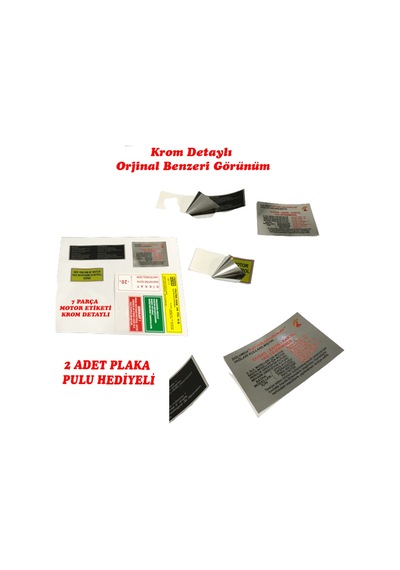 Tofaş Etiket Seti 22 Parça 1. Sınıf (Hediyeli)
