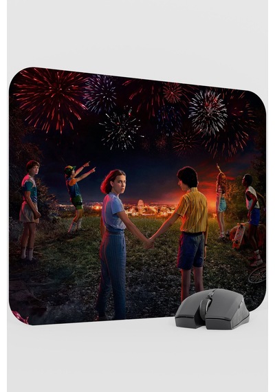 Stranger Things 2 V5 48x40 Xl Gaming Kauçuk Kaymaz Taban Mouse Pad Fare Altlığı