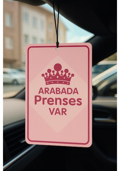 Ayetel Kürsi Ve Arabada Prenses Var - İkili Oto Kokusu - Dekoratif Araç Kokusu Ve Aksesuarı