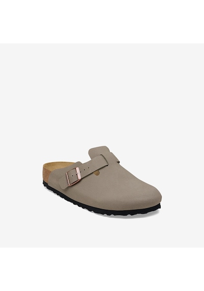 Terlik Erkek 1033068 Birkenstock Boston Bf Nu Stone Gri
