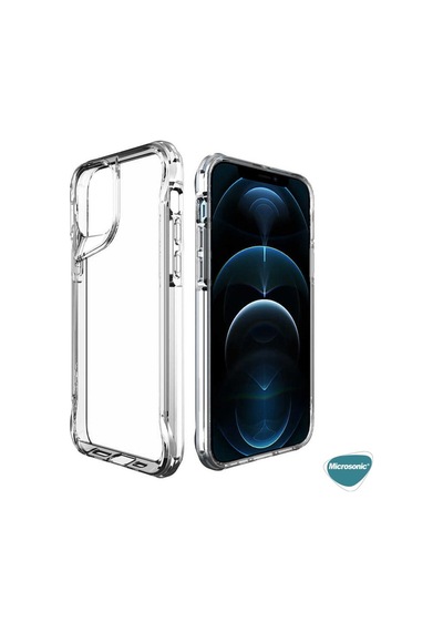 Microsonic Apple Uyumlu iPhone 14 Pro Kilif Trex Bumper Seffaf 557077088