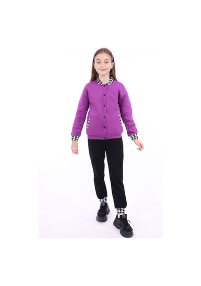 Toontoy Kids Toontoy Kız Çocuk Kolej Eşofman Takım Mor