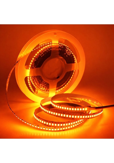 1 Adet 5 Metre Cata Ct 4538 İç Mekan 240 Ledli Şerit Led 12v Amber Işık