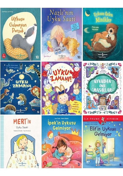 İlk Kitabım Çocuklar Için Uyku Öncesi Masalları-9 Kitap
