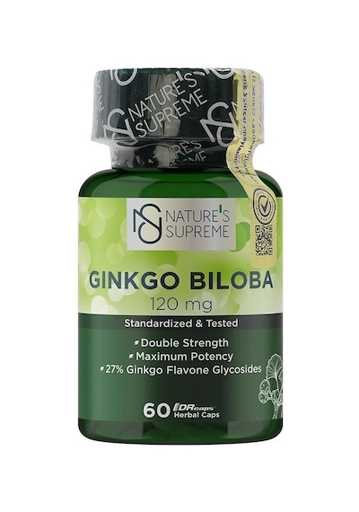 Natures Supreme Ginkgo Biloba 120 Mg 60 Kapsül Aromasiz