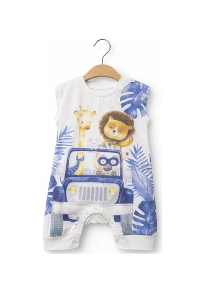 For My Baby Bebek Kısa Tulum Beyaz