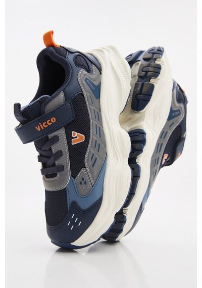 Vicco Tag Çocuk Kalın Taban Hafif Cırtlı Spor Ayakkabı 346.f25y.225 Lacivert
