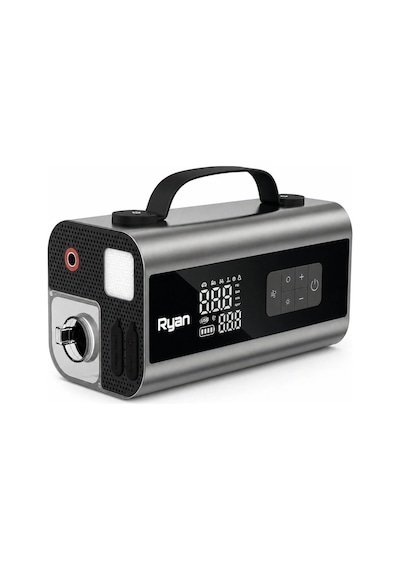 Bagajon Ryan Ry-p10 2000a Süpürgeli Akü Takviye + 150 Psı Lastik Şişirme 10'u 1 Arada Üfleme, Powerbank, Led Fener
