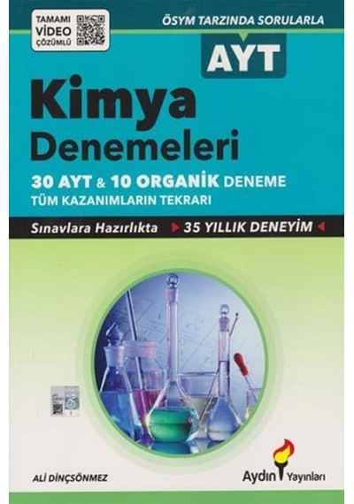 Aydın Yayınları Ayt&Organik Kimya Deneme - Ali Dinçsönmez
