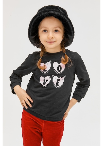 Benitto Kids Benittokids Kız Çocuk Peluş Bucket Şapka 7001-siyah