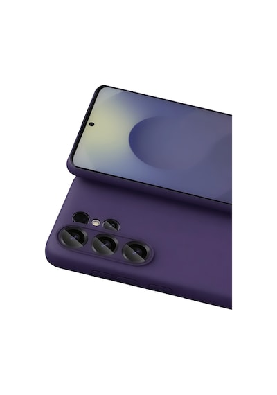 Samsung Galaxy S26 Ultra Uyumlu Kılıf Esnek Premium Yumuşak Silikon Telefon Kılıfı Kapak Mürdüm