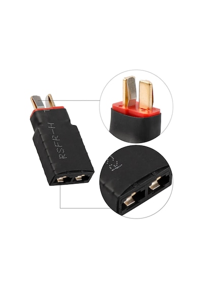 Wozlo Trx Dişi Fiş Konnekttör To T-plug Erkek Konnektör Çevirici Adaptör Lipo Pil