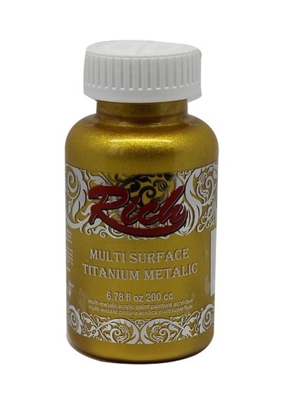 Rich Multi Surface Titanium Metalik Boya 200 Cc. 2522 Som Altın
