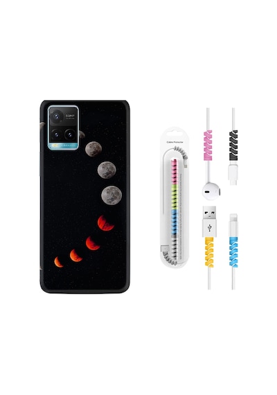 Vivo Y21S Kılıf Kablo Koruyuculu Mooons 1861