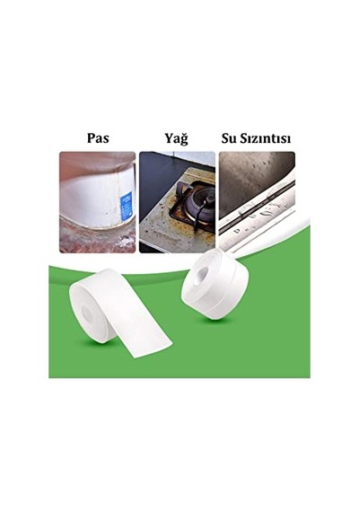 Sızdırmazlık Bandı Lavabo Bantı Banyo Mutfak Lavabo Küvet Duş Teknesi Su Geçirmez Kenar Bant 320 Cm X 37 Mm Genel Sızdırmazlık Bandı Lavabo Bantı Banyo Mutfak Lavabo Küvet Duş Teknesi Su Geçirmez Kenar Bant 320 Cm X 37 Mm Genel
