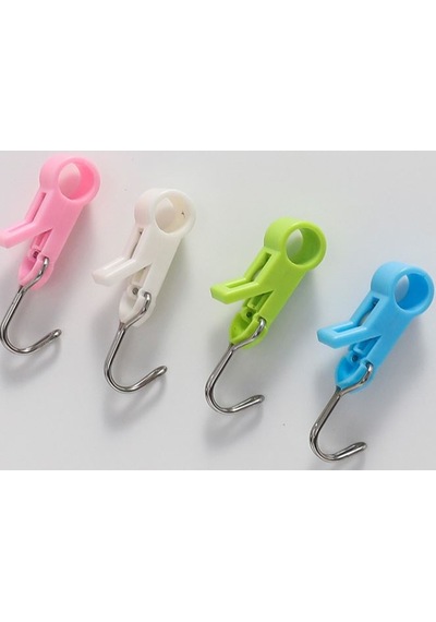 Sunup Sn-38118 Çok Amaçlı Mandallı Askı Kancası 2x9 Cm 4'lü Paket