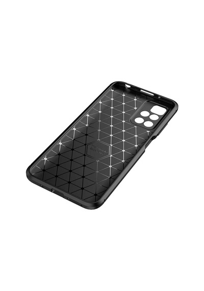 Xiaomi Redmi 10 Kılıf Karbon Görünümlü Silikon Kamera Korumalı Üstün Koruma Pazarplus Lacivert