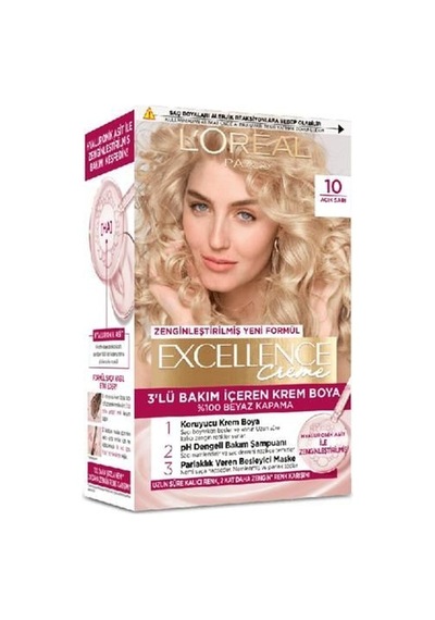 Loreal Excellence Boya 10 Açık Sarı
