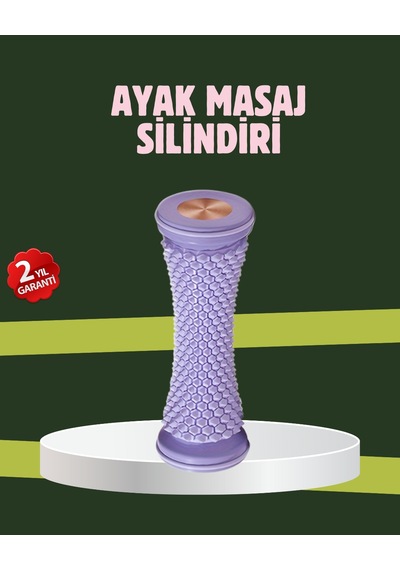 Ayak Masaj Aleti Kirpi Masaj Topu Kompakt Taşınabilir Altın