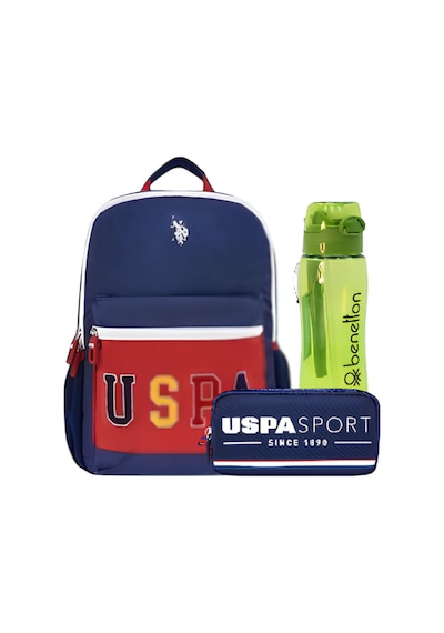 U.s. Polo Lacivert Okul Çantası , Kalem Çantası - Suluk & Matara Lacivert