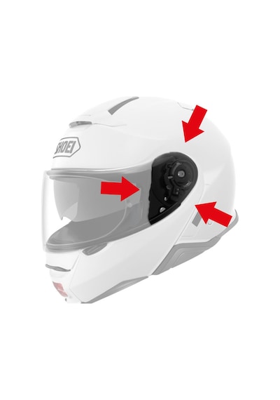 Shoei CNS-3 Kask Yan Kapak Set (Neotec 2)-52387