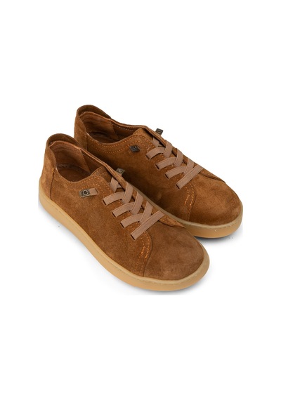 Deery Kadın Hakiki Süet Taba Rengi Sneaker Ayakkabı - Se605ztbac02