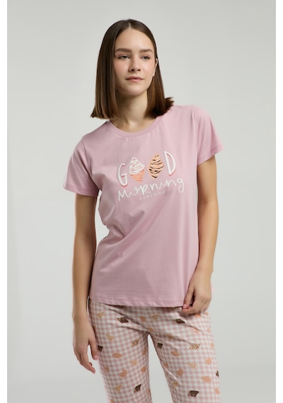 Rolypoly Kadın Pembe Pijama Takımı Rp3587-s-v1 Pembe