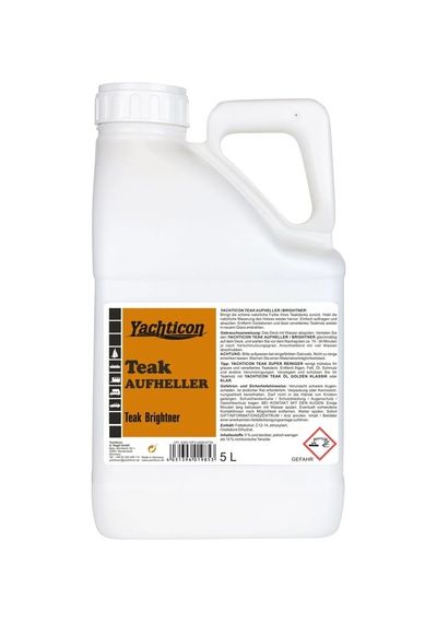 Yachticon - Tik Renk Canlandırıcı Ve Parlatıcı 5 Lt : Grileşmiş Ve Solmuş Tik Ahşaplarınıza Hak Ettiği Doğal Işıltıyı Geri Verin