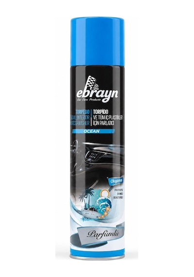 Universal Araç İçi Torpido Ve Tüm Araç İçi Plastikler İçin Parlatıcı Sprey - Parfümlü Okyanus 300 Ml