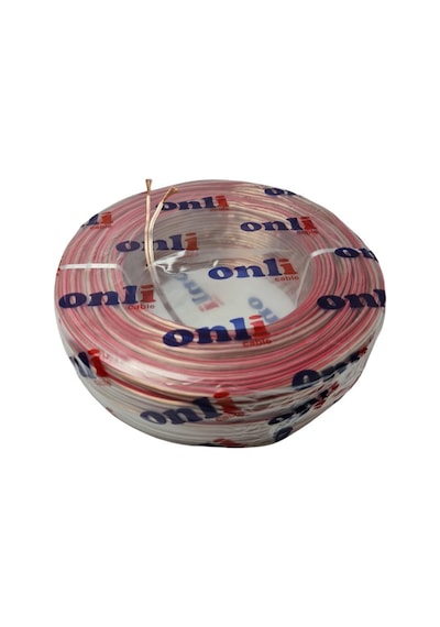 Onli 2X2.50Mm Hoparlör Kablosu 100Metre Şeffaf