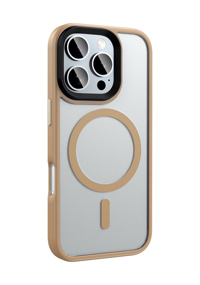 Apple Uyumlu iPhone 16 Pro Max Kılıf Magsafe Destekli Kamera Yükseltili Mat Parmak İzi Tutmayan Silikon Celikaksesuar Mavi
