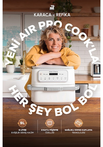 Karaca Air Pro Cook X Refika 9 L Airfryer