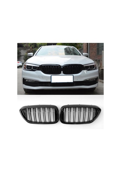 Bmw 5 Serisi G30 Piano Black Ön Panjur Izgara Böbrek