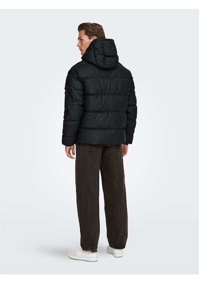 Only & Sons Onsmıchael Water Rep. Puffer Otw Erkek Siyah Mont - 22033698
