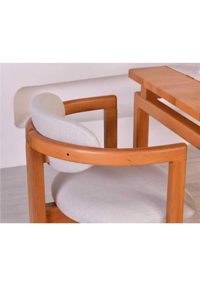 Vow Chair Cheri - Modern Ve Ahşap Masa Sandalye Takımı - 4 Sandalye, 1 Masa - Krem Medium Genel Vow Chair Cheri - Modern Ve Ahşap Masa Sandalye Takımı - 4 Sandalye, 1 Masa - Krem Medium Genel