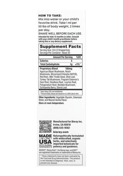Bioray , Kids, Ndf Calm , 2 Fl Oz 60 Ml Usa Vers - Dmm00300