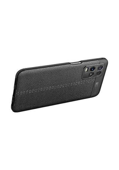 Oppo A54 4G Kılıf Zore Niss Deri Desenli Silikon Kılıf