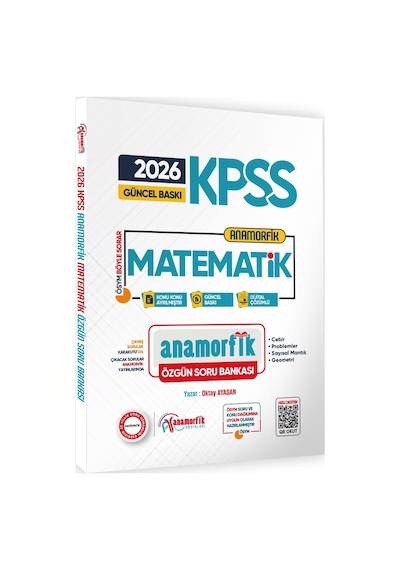 2026 Kpss Yeni Sistem Anamorfik Matematik Özgün Soru Bankası Konu Konu Dijital Çözümlü