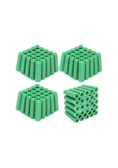 8mm Yeşil Plastik Dübel 500'lü Ekonomik Paket