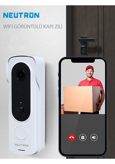 Ntl-sb-02mp Wi-fi Görüntülü Kapı Zili
