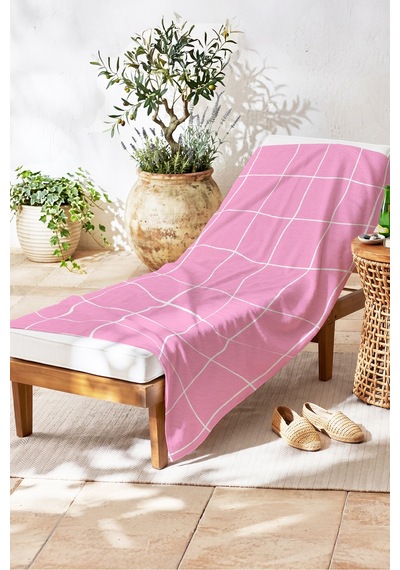 Pembe Ekose Modern Plaj Havlusu-minimalist Beyaz Çizgili Havuz Deniz Hızlı Kuruyan Mikrofiber Havlu Yağmur Leylak Pembe Ekose Modern Plaj Havlusu-minimalist Beyaz Çizgili Havuz Deniz Hızlı Kuruyan Mikrofiber Havlu Yağmur Leylak