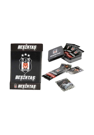 Mythos First Beşiktaş 2025-2026 Sezonu Koleksiyon Kartları Metal Kutu 34 Kart Resmi Lisanslı
