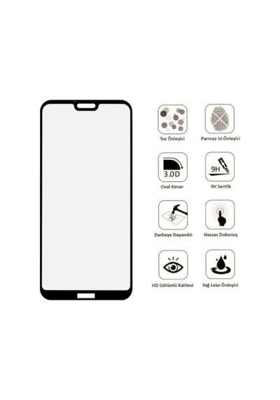 Huawei P20 Lite Mat Seramik 9d Nano Ekran Koruyucu