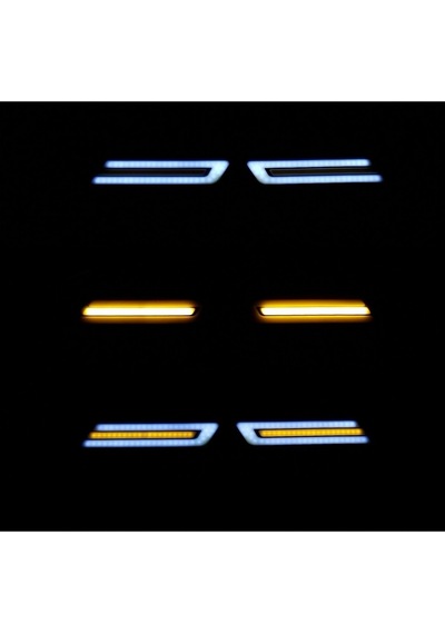 Ducki 18Cm Slim Ledli Gündüz Farı Drl+ Sinyalli Led Işık