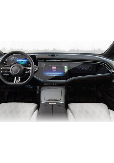 Mercedes E Serisi W214 Dijital Gösterge Ve Navigasyon Uyumlu Nano Ekran Koruyucu 2li Set 2024 2025