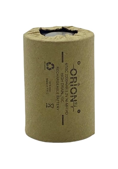 Orion HD 2200 mAh 1.2 V 4/5 SC Ni-MH Şarj Edilebilir Pil