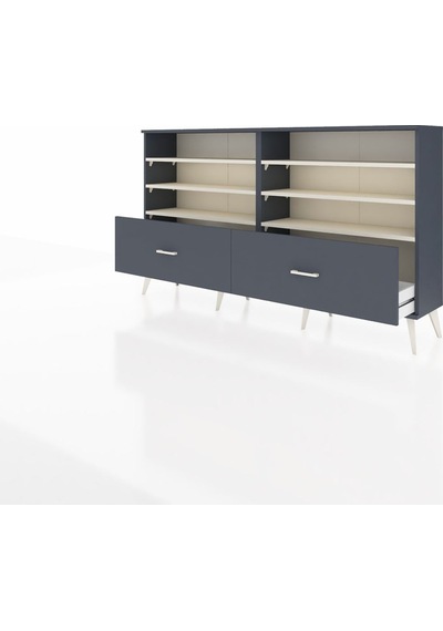 Arges Konsol 6 Raflı 2 Çekmeceli 176x30x99 Antrasit-aytaşı/antra Antrasit-aytaşı/antrasit Arges Konsol 6 Raflı 2 Çekmeceli 176x30x99 Antrasit-aytaşı/antra Antrasit-aytaşı/antrasit