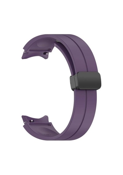 Galaxy Watch 4 44mm Manyetik Klipsli Silikon Lüx Kordon